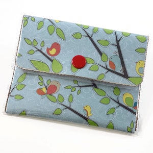 Cartera de pájaro pequeño / Tarjetero de regalo lindo / Estuche de tarjeta de visita para amantes de la naturaleza