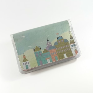 Cartera vegana para mujer, tarjetero, cartera minimalista para mujer, bonita cartera pequeña