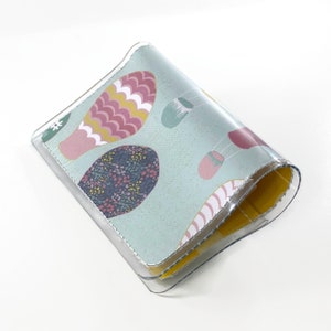 Hot Air Balloons - Card Case for Women, Small Vegan Card Case, Credit Card Holder, Minimalist Women&#39;s Wallet
