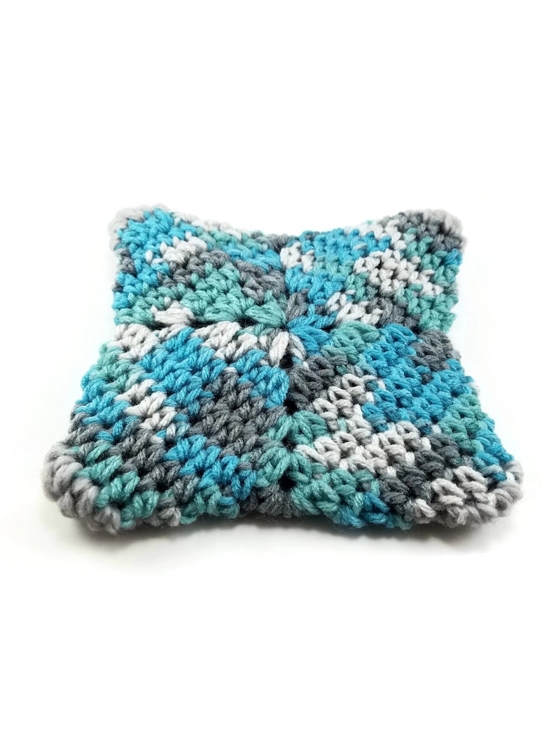 Small Crochet Purse Coin Change Purse Green Crochet Pouch Bag