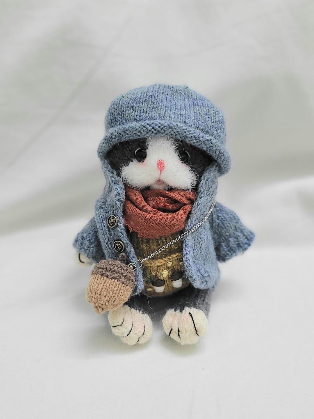 Peluche Gland De Soutien Émotionnel – Crochet Main – Tricoté – Carte Réconfort Incluse – Cadeau Noël & Anniversaire