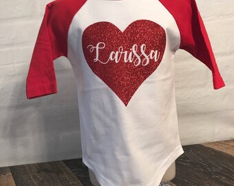 T-shirt Bébé Fille Saint-Valentin, Neuf Avec étiquettes, Taille 0-3 Mois, Rose