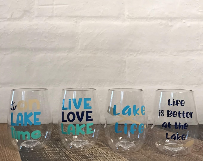 Lake Wine Glass Shatterproof Wine Glass Stemless Wine Glass Wine Glass