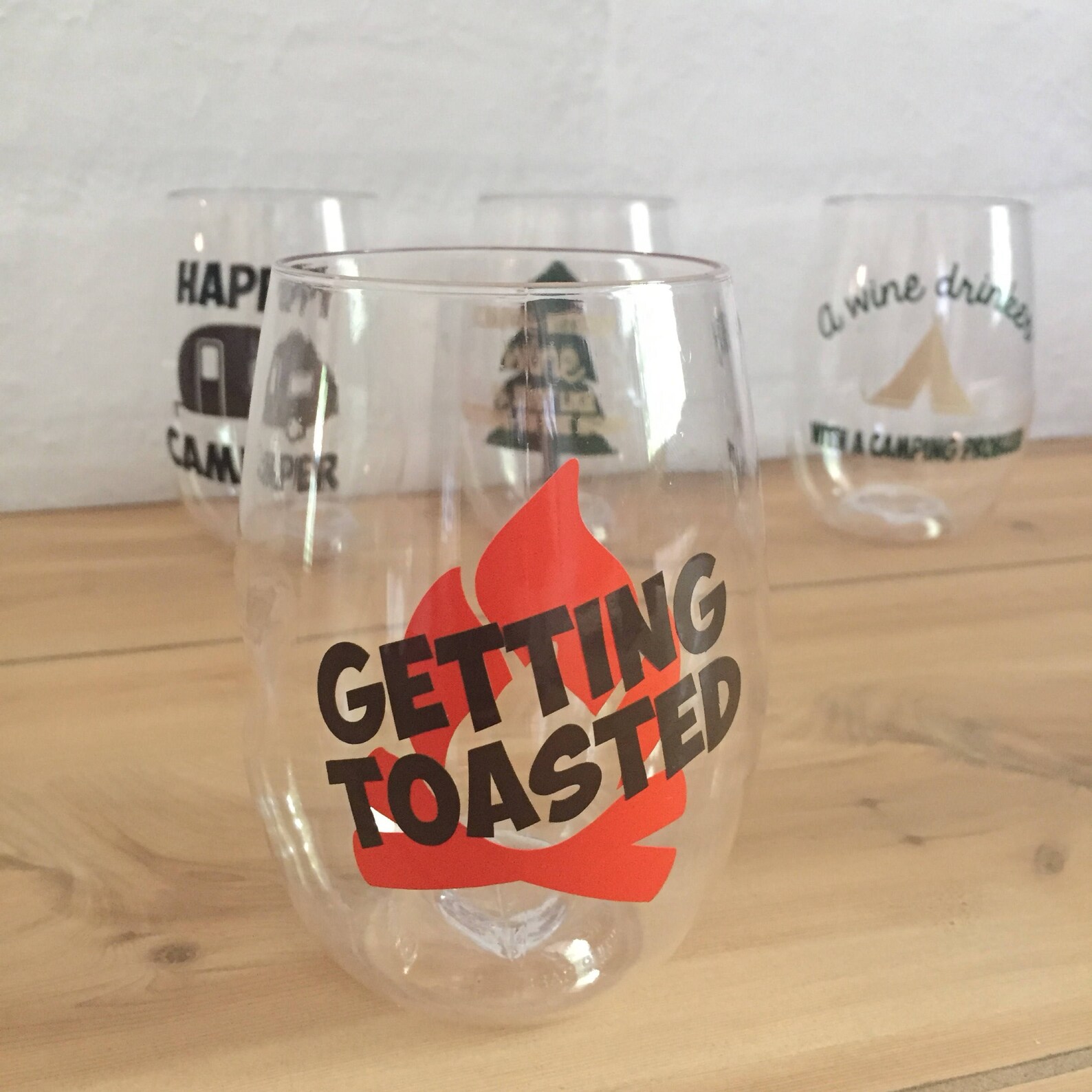 Camping Wine Glass Camping Drink Glasses Shatterproof Etsy