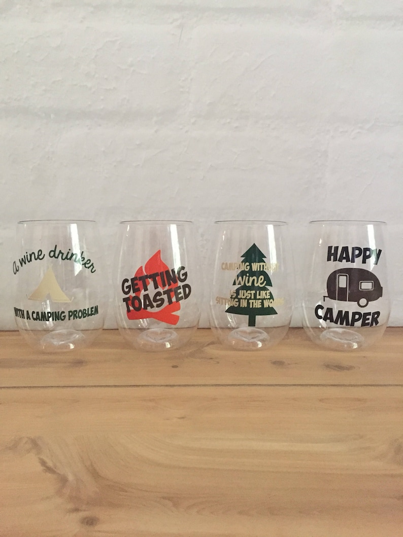 Camping Wine Glass Camping Drink Glasses Shatterproof Etsy