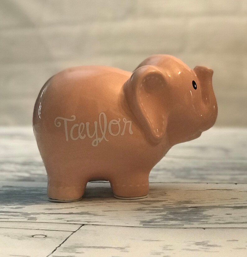 New baby gift, Newborn gift, Personalized piggy bank, Personalized new baby gift, Personalized baby gift, personalized bank image 2