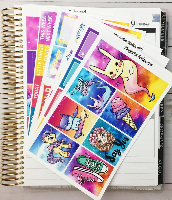 Perfect for your Erin Condren Life Planner! Next Weekly Planner Sticker ...