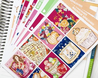 Cozy Fall Weekly Planner Sticker Kit! Perfect for your Erin Condren Life Planner!