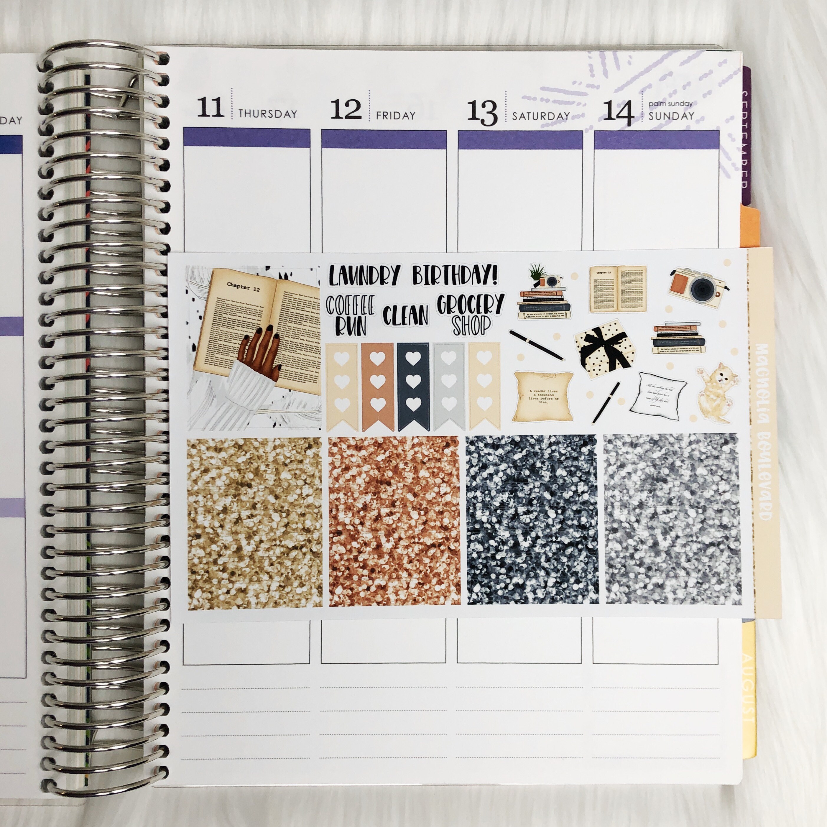 Bookstagram Weekly Planner Sticker Kit! Perfect for Your Erin Condren ...