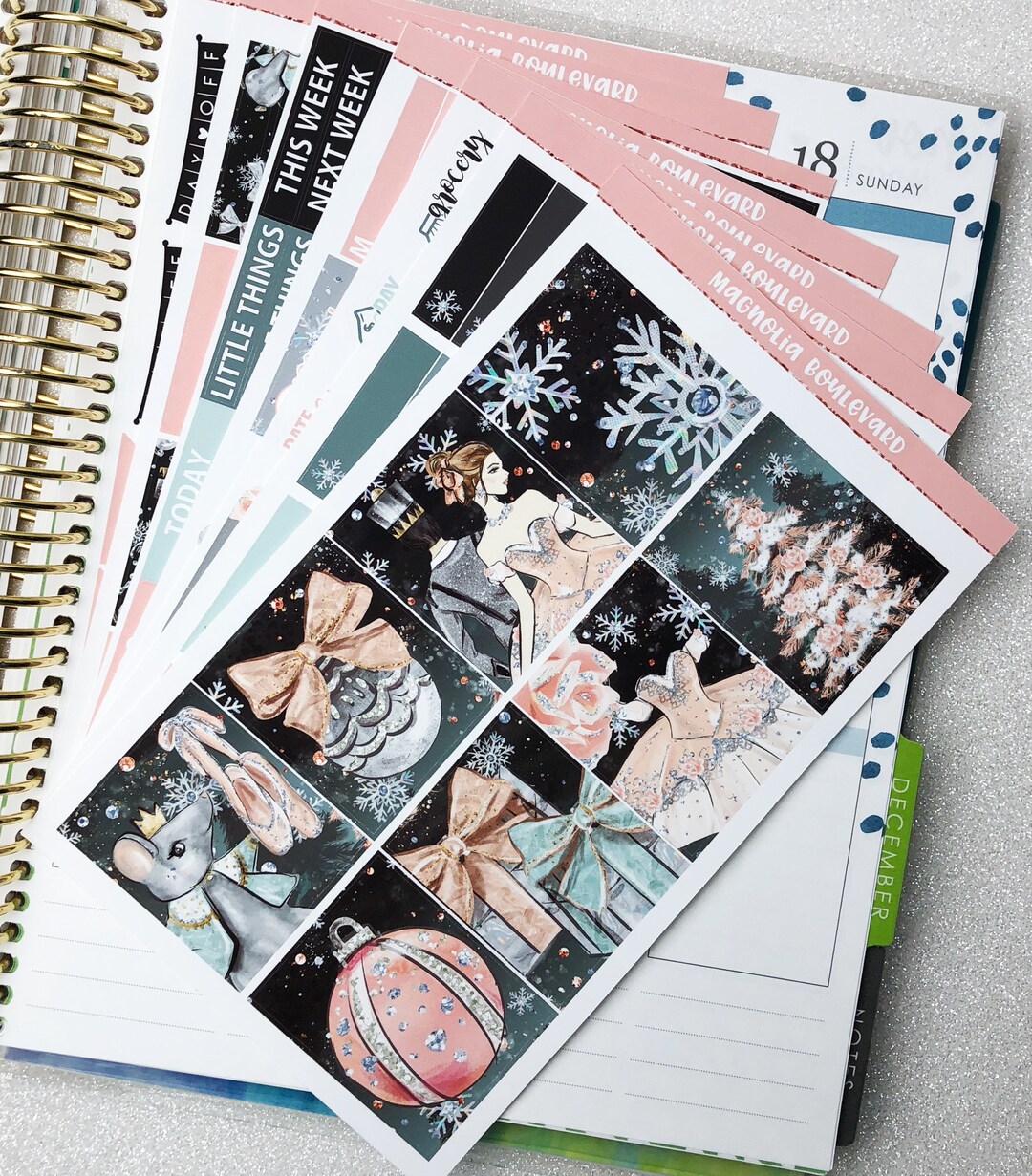 Sugar Plum Fairy Weekly Planner Sticker Kit! Perfect for Your Erin ...