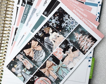 Sugar Plum Fairy Weekly Planner Sticker Kit! Perfect for your Erin Condren Life Planner!