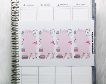 Notes Sidebar Planner Stickers - Functional Planner Stickers