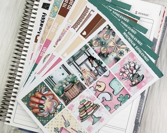 Cheers - Vertical Weekly Planner Sticker Kit