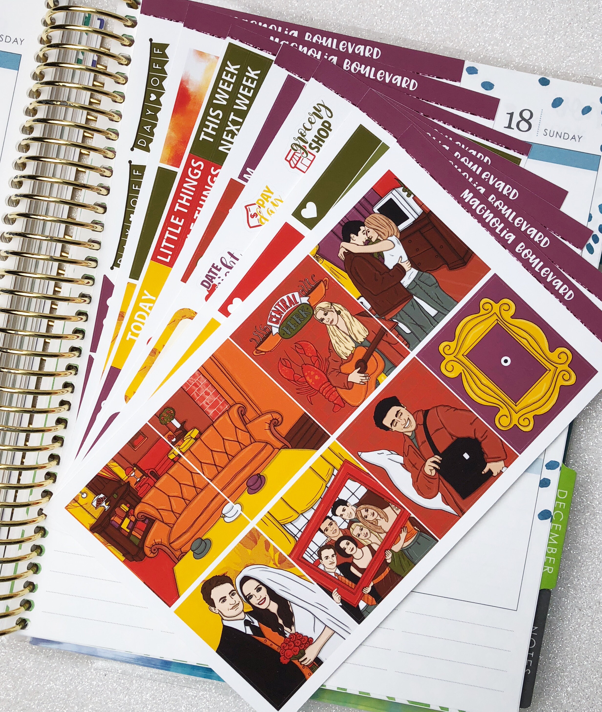 Perfect for your Erin Condren Life Planner! Next Weekly Planner Sticker ...