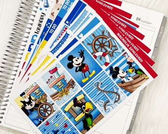 Steamboat - Vertical Weekly Planner Sticker Kit