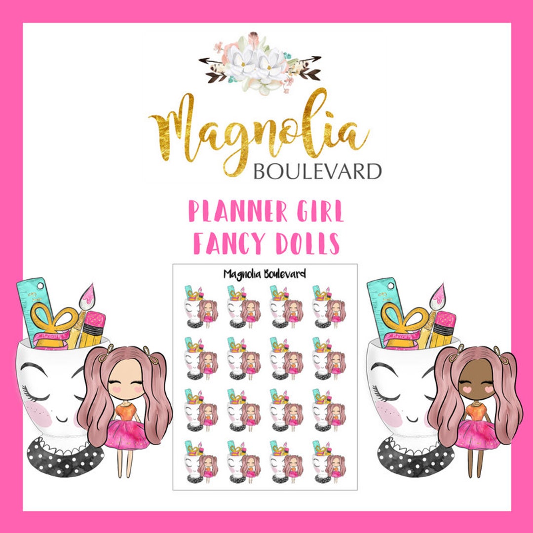 Fancy Dolls Planner Girl Planner Stickers Perfect for Your Erin Condren ...