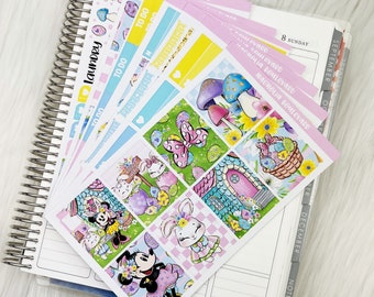 Happy Easter - Vertical Weekly Planner Sticker Kit