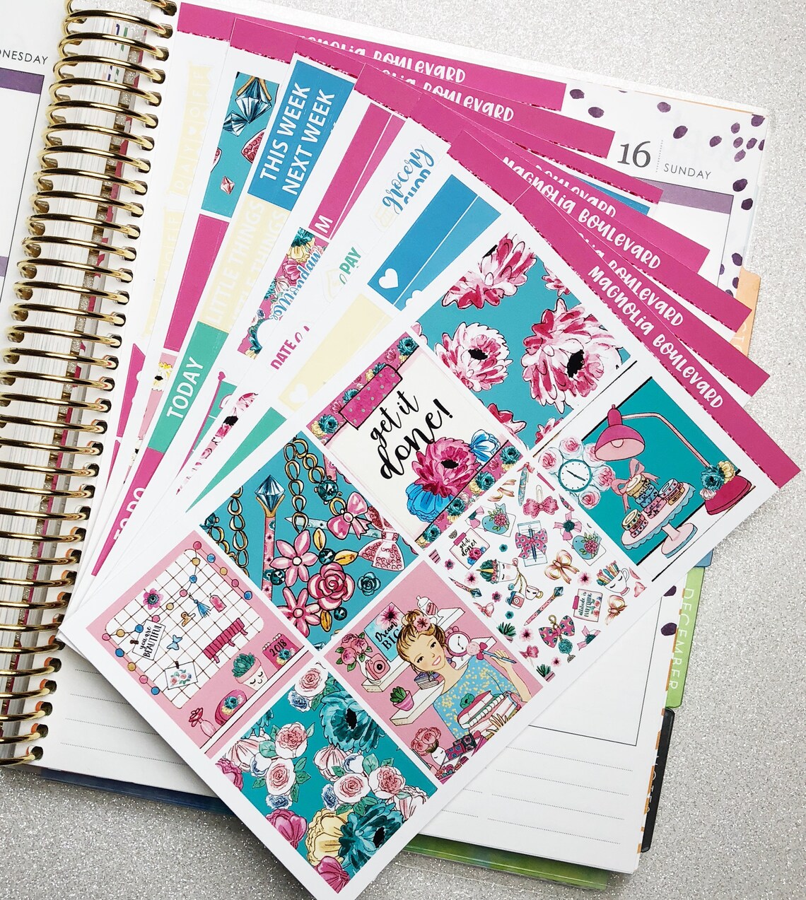 Planner Girl Weekly Planner Sticker Kit! Perfect for Your Erin Condren ...