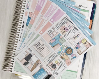 Homebound Weekly Planner Sticker Kit! Perfect for your Erin Condren Life Planner!