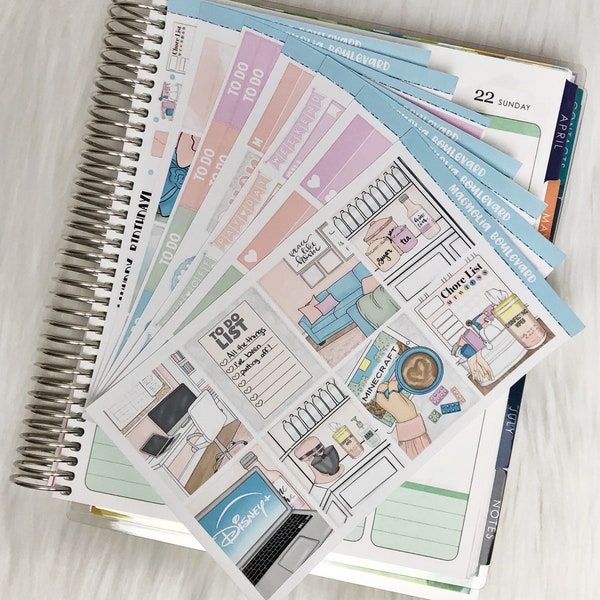 Homebound Weekly Planner Sticker Kit! Perfect for your Erin Condren Life Planner!