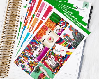 Planner Fiesta Weekly Planner Sticker Kit! Perfect for your Erin Condren Life Planner!