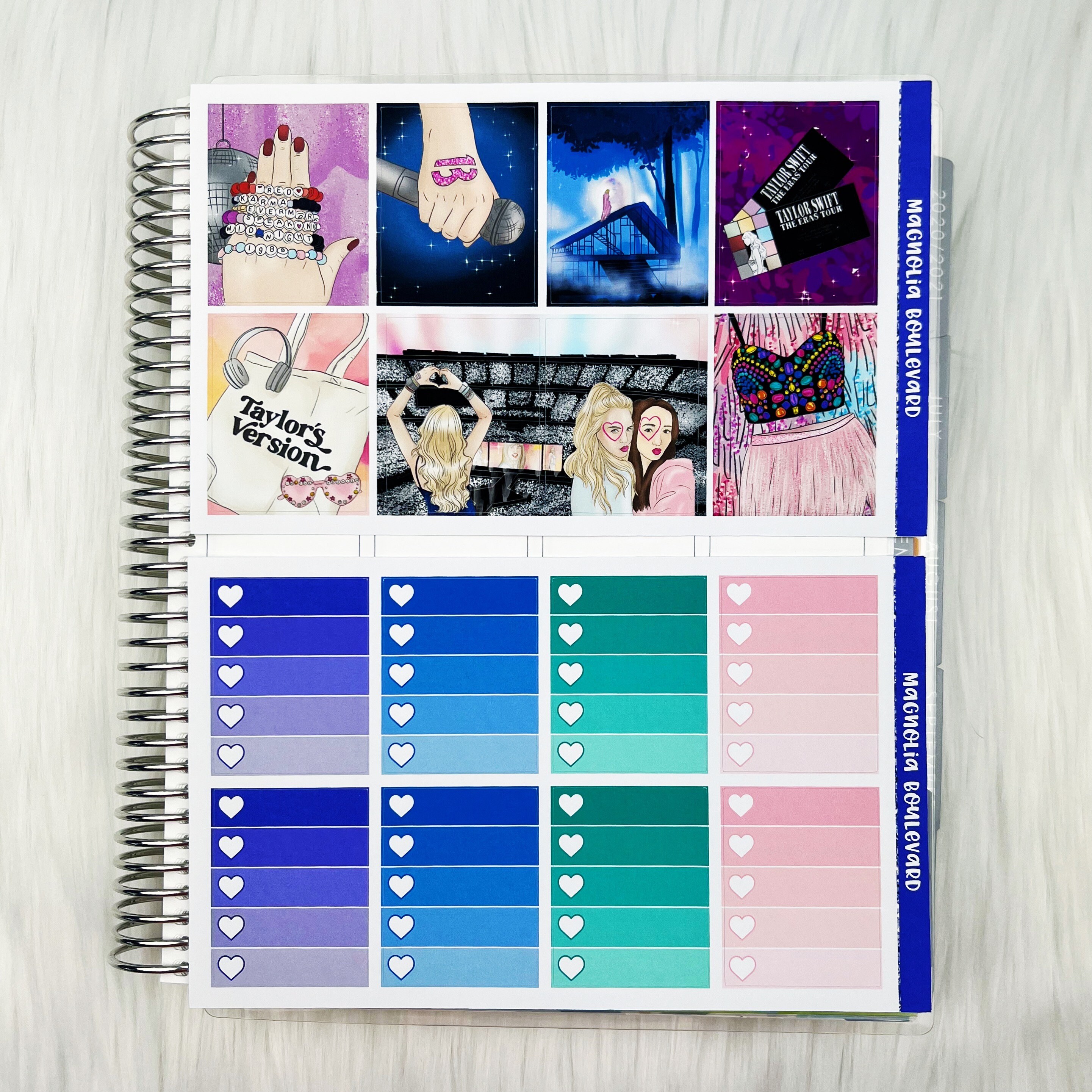 13 - Vertical Weekly Planner Sticker Kit - Etsy