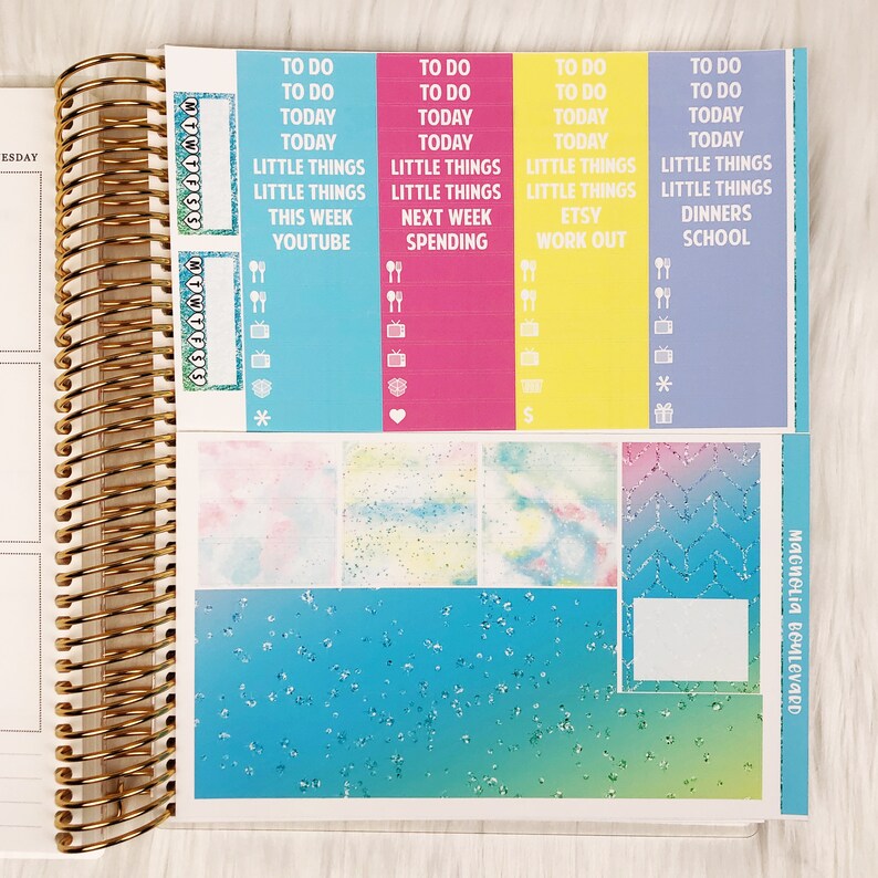 Dreams Weekly Planner Sticker Kit! Perfect for Your Erin Condren Life ...