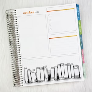 Large Bookshelf Reading Tracker Stickers - Journaling Stickers - Planner Stickers