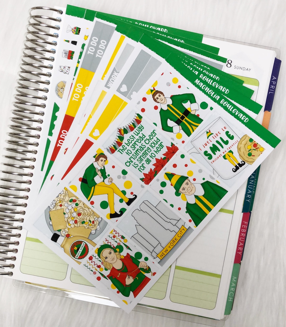 Buddy Weekly Planner Sticker Kit! Perfect for Your Erin Condren Life ...