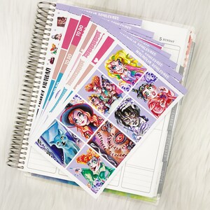 Sisters - Halloween Sticker Kit - Vertical Weekly Planner Sticker Kit