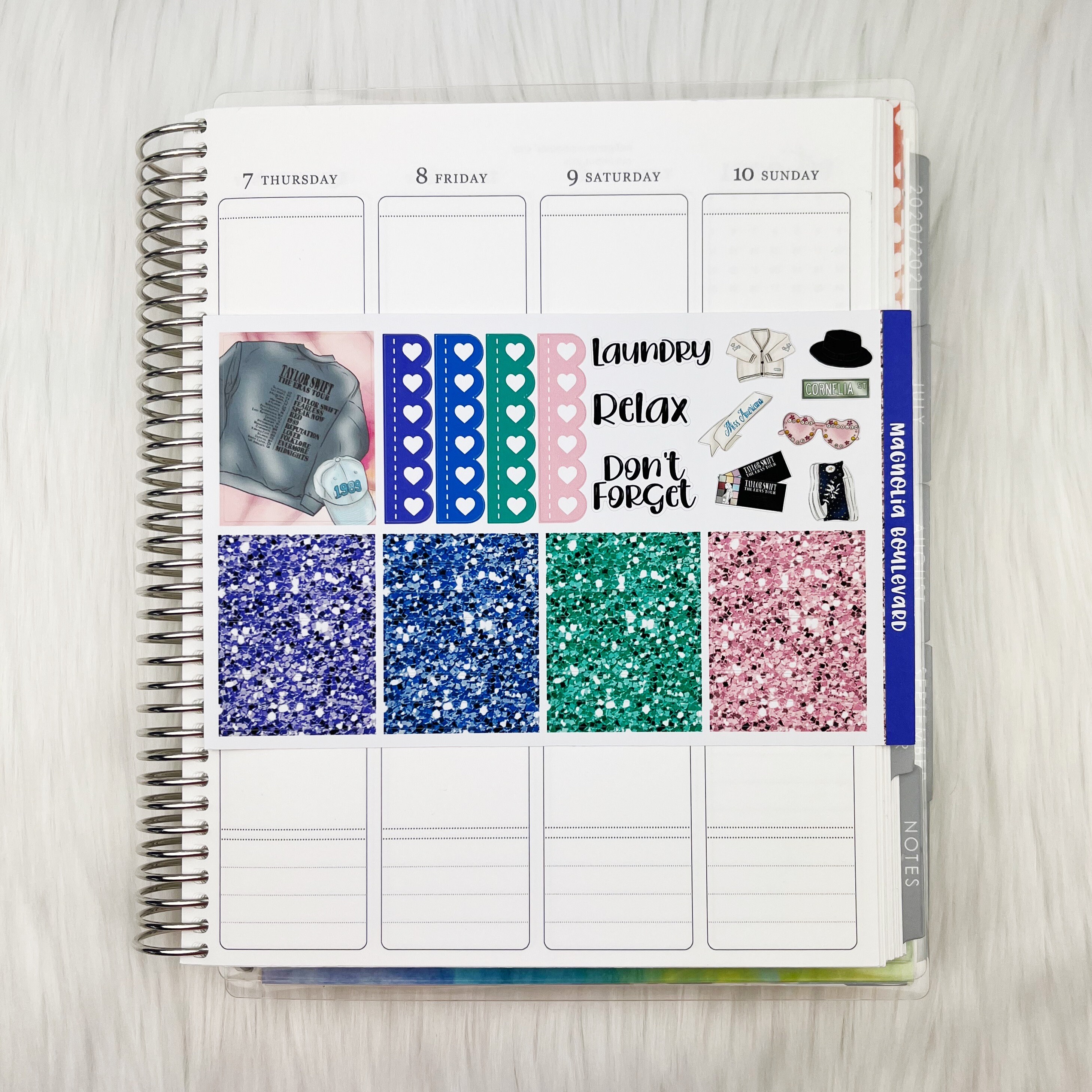 13 - Vertical Weekly Planner Sticker Kit - Etsy