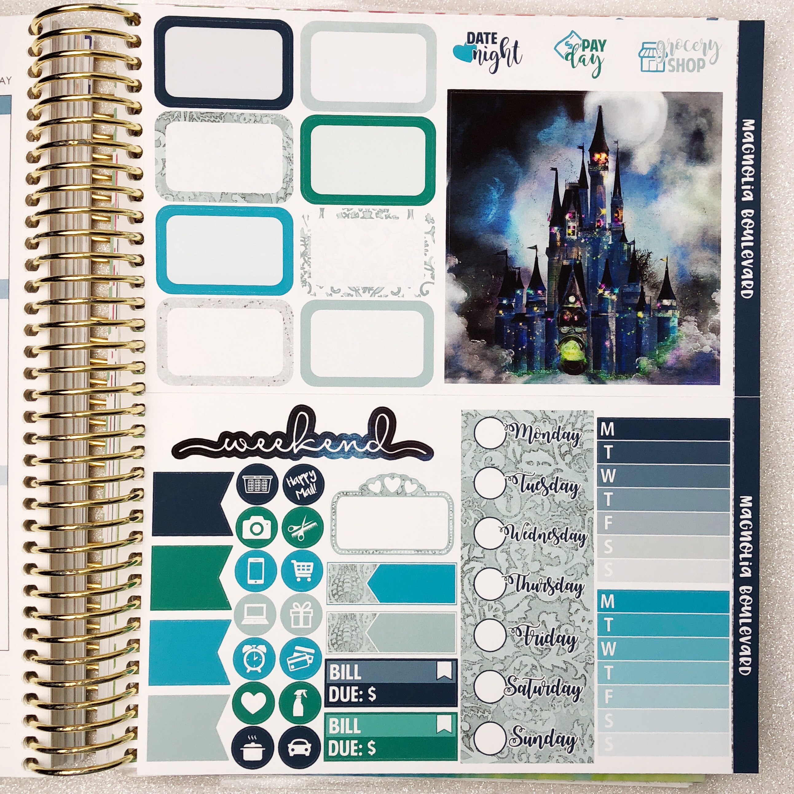 Haunted Weekly Planner Sticker Kit! Perfect for Your Erin Condren Life ...