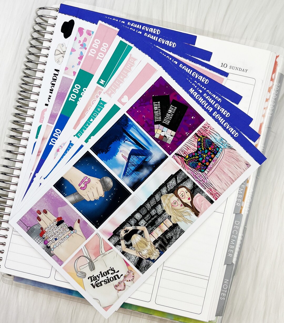 13 - Vertical Weekly Planner Sticker Kit - Etsy