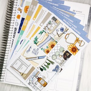 Cleaning With Magic - Vertical Weekly Planner Sticker Kit