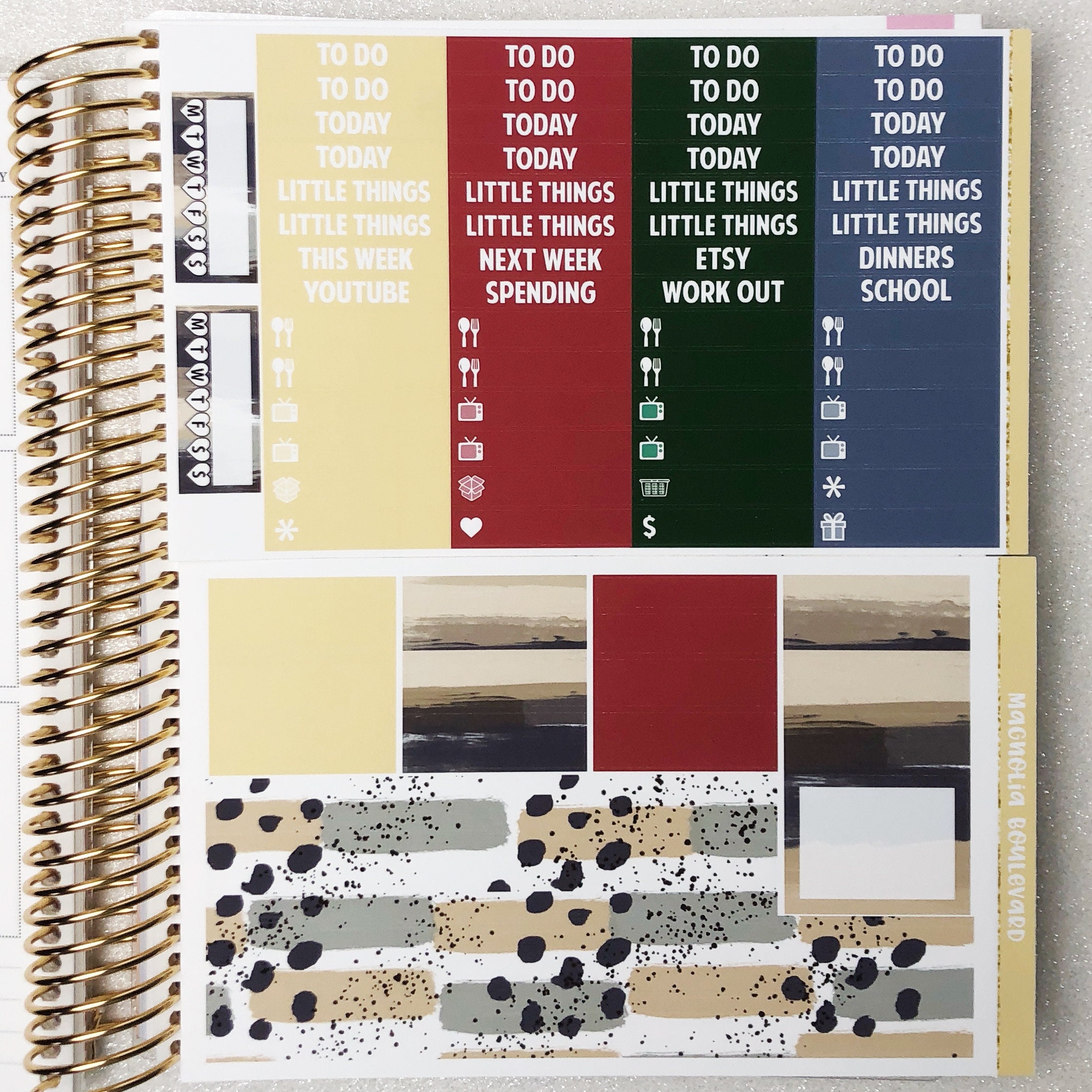 Back to School Weekly Planner Sticker Kit! Perfect for Your Erin ...