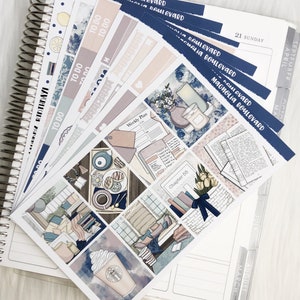 Spring Reading - Vertical Weekly Planner Sticker Kit