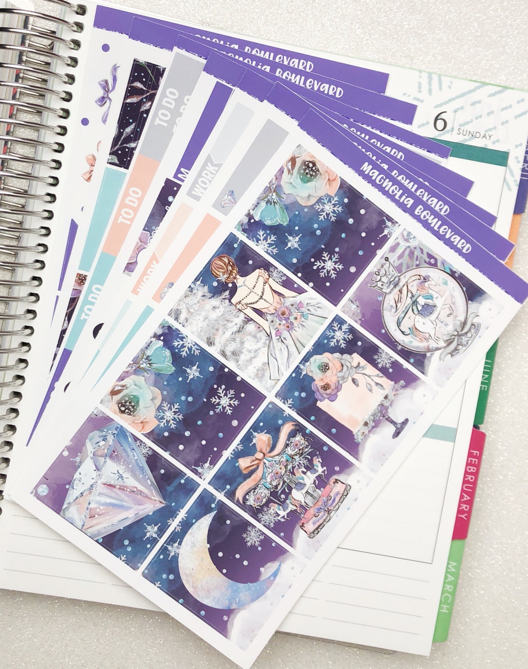 Enchanted Winter Weekly Planner Sticker Kit! Perfect for Your Erin ...