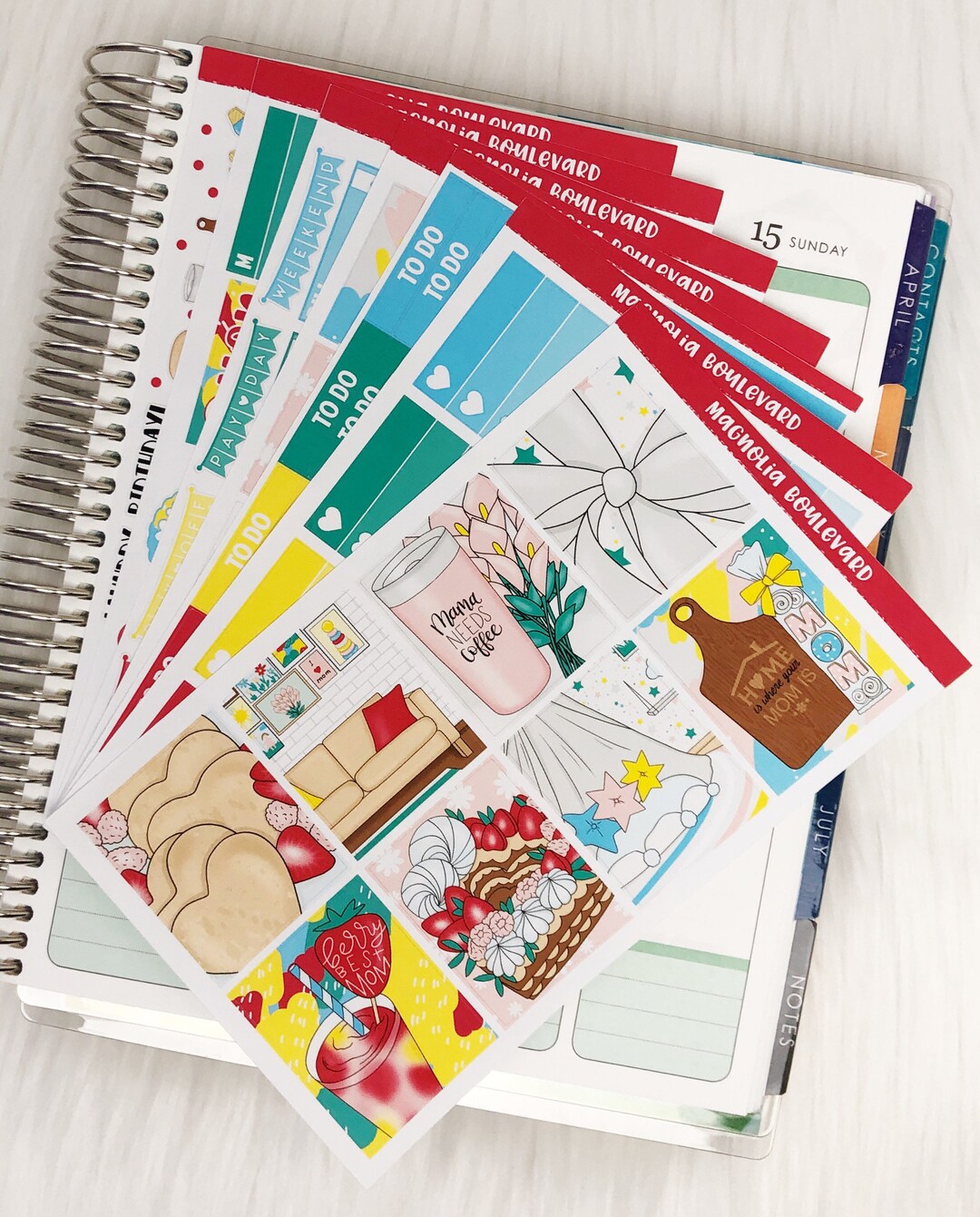 Mom Weekly Planner Sticker Kit! Perfect for Your Erin Condren Life ...