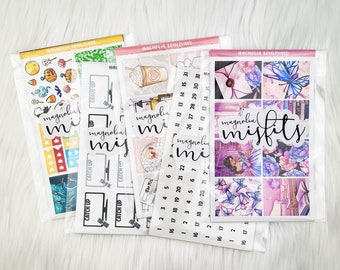 Magnolia Misfits Grab Bag - 5 sheets of imperfect and/or overstock planner stickers!