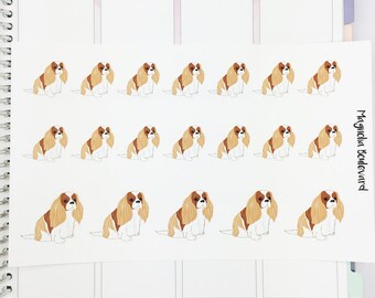 Cavalier King Charles Spaniel Planner Stickers! Perfect for your EC Life Planner, MAMBI Happy Planner, Day Designer, Personal Planner, ETC