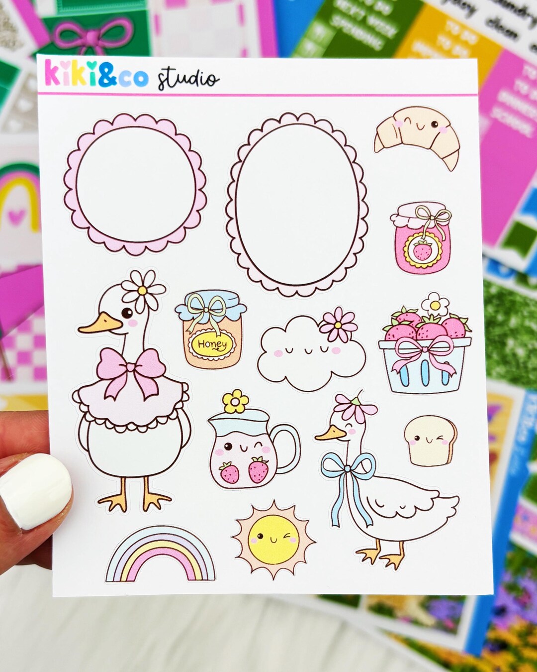 Silly Goose Snack Time Decorative Stickers - Planner and Journaling ...