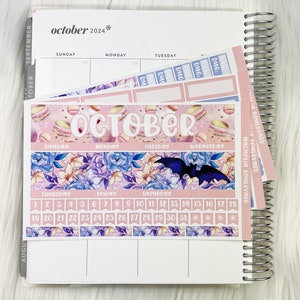 October Monthly Kit - EC Monthly Planner Sticker Kit - 7x9 Life Planner Stickers