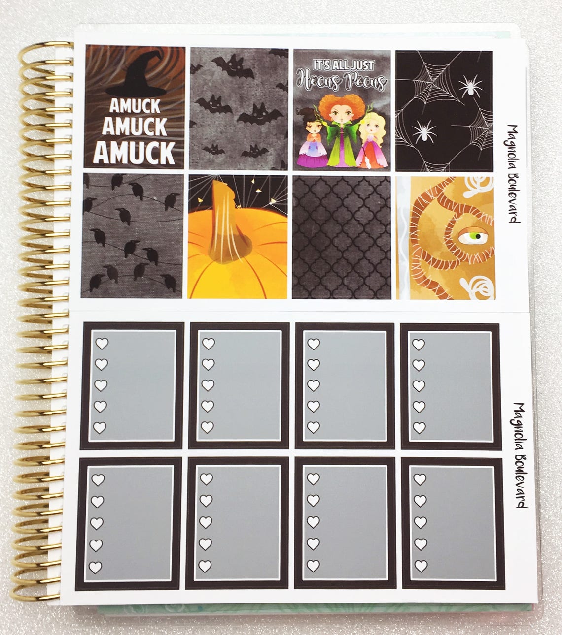 Hocus Pocus Weekly Planner Sticker Kit Perfect for your Erin | Etsy