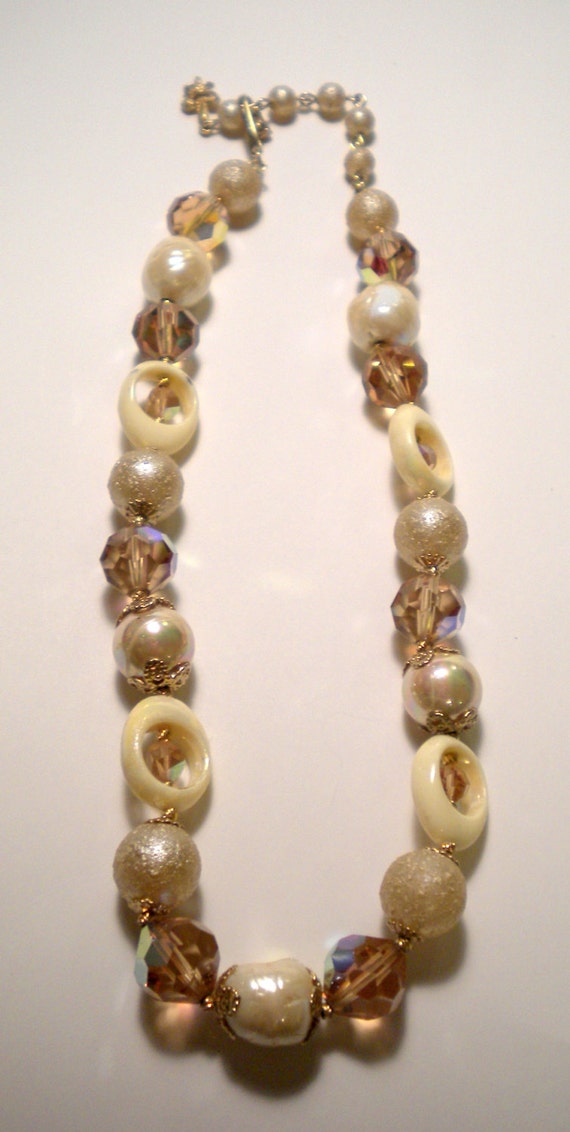 Beautiful Vintage Vendome Choker & Earrings 1950-6