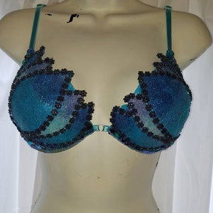 Mermaid*Rave*Lotus bra 36b festival wear