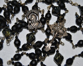 Elegant Black Rosary