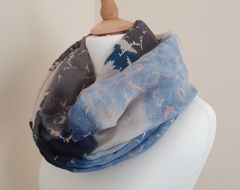 Buy one get one FREE. Navy, denim blue, teal and grey. Beautifully soft scarf, cover up, shawl.