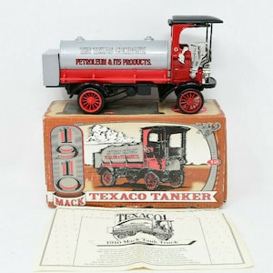 Texaco Series #12 1910 Mack Tanker Ertl Die Cast Bank