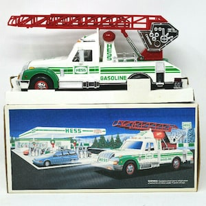 1994 Hess Toy Rescue Truck With Original Box