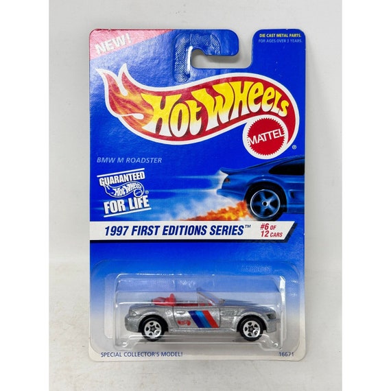 1997 Hot Wheels First Edition BMW M Roadster Black Painted Base